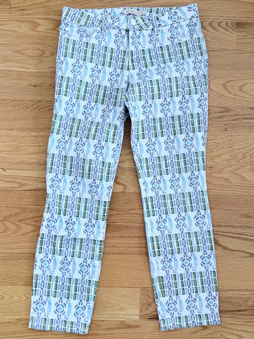 Tory Burch Alexa Cropped Skinny Jeans (28)